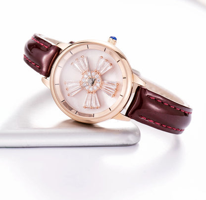 Fossil Coral Reloj 2024 + correa de cuero regalo