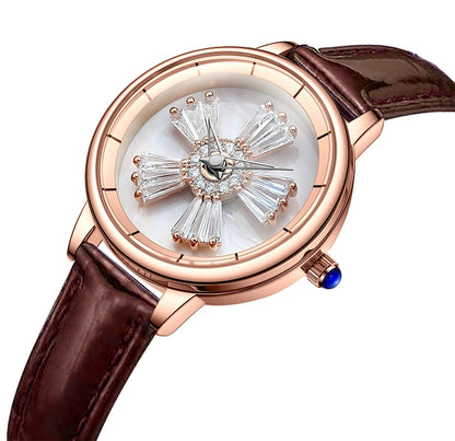 Fossil Coral Reloj 2024 + correa de cuero regalo