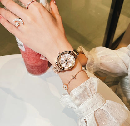 Fossil Coral Reloj 2024 + correa de cuero regalo