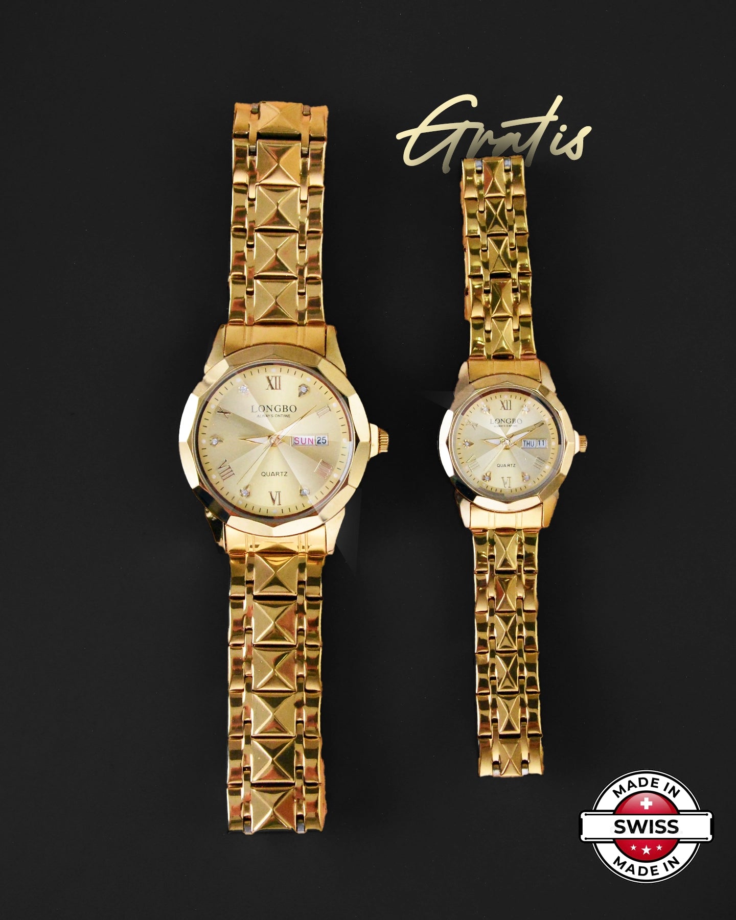 Oferta limitada : Compra 1 Reloj de Hombre y Recibe 1 de Mujer ¡GRATIS!🔥