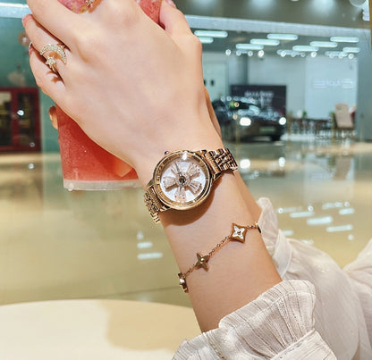 Fossil Coral Reloj 2024 + correa de cuero regalo