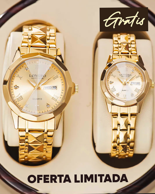 Oferta limitada : Compra 1 Reloj de Hombre y Recibe 1 de Mujer ¡GRATIS!🔥